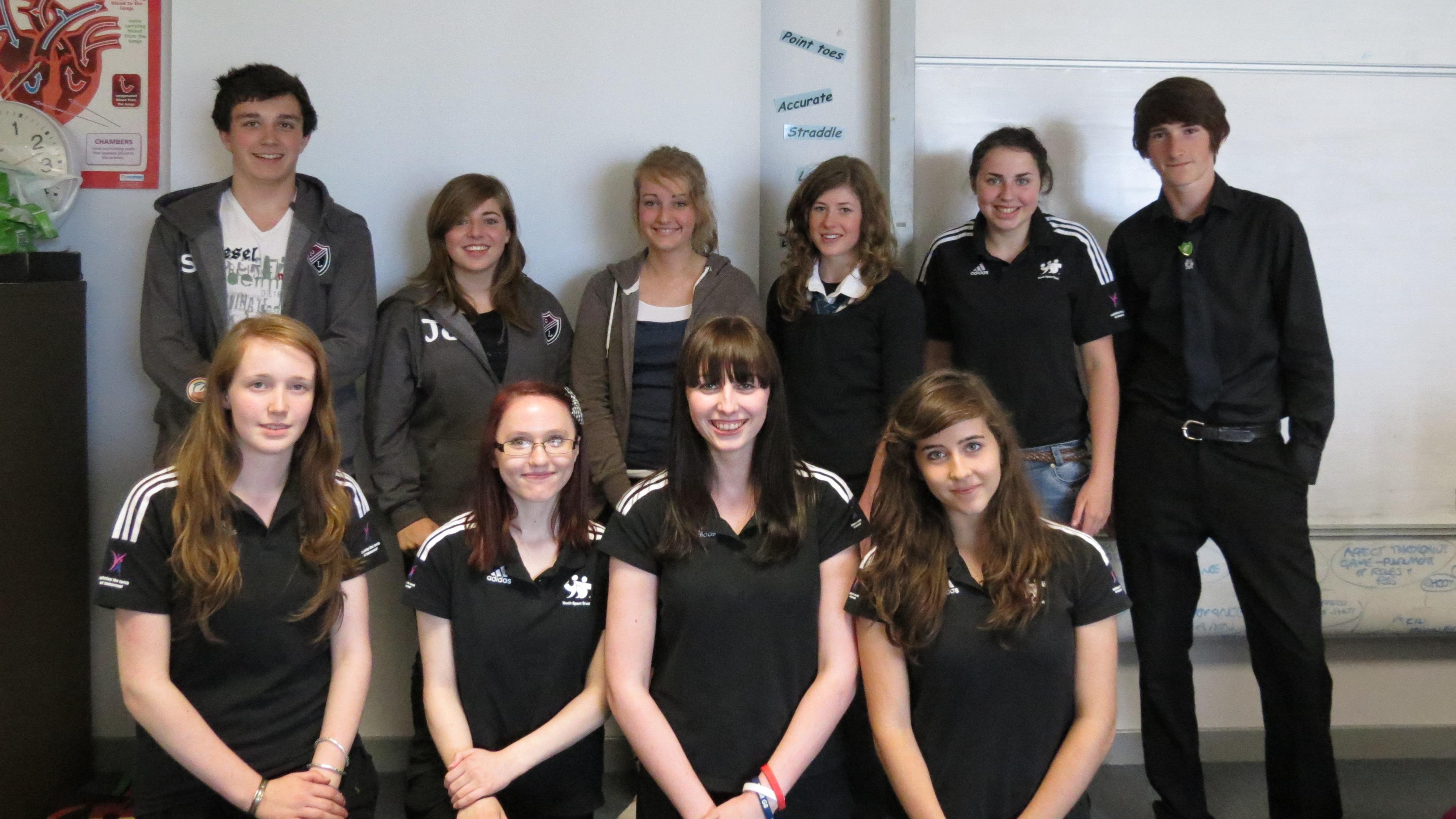 The 2011/12 Young Ambassador team