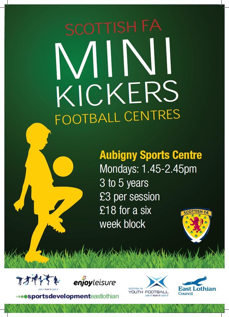 Active East Lothian Mini Kickers Football in Haddington