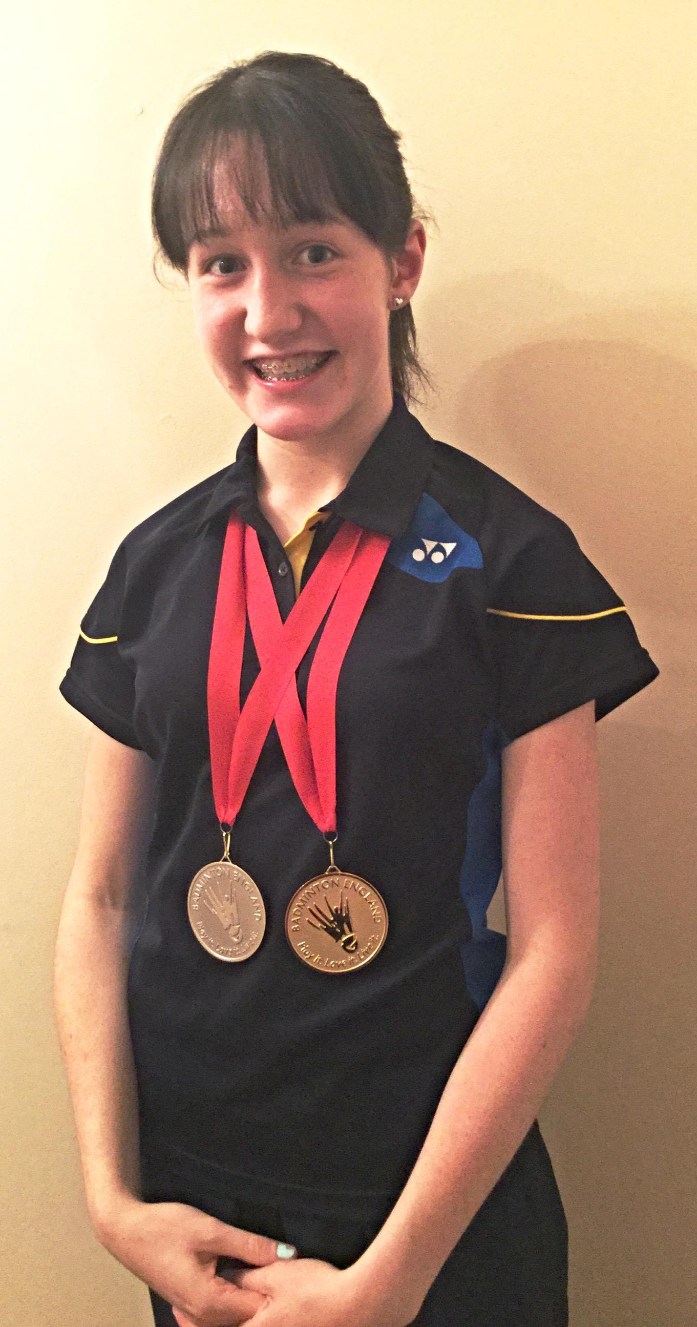 Rachel wins Gold and Silver at U15 Quadranglur